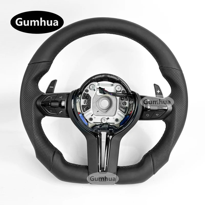 LuxRide™  Alcantara LED Steering Wheel For M3 M4M5 F30 F31 F32 F35 F36 F48 F52 F01 F02 F03 F10 F11 F13 F15 F16 F20 F21