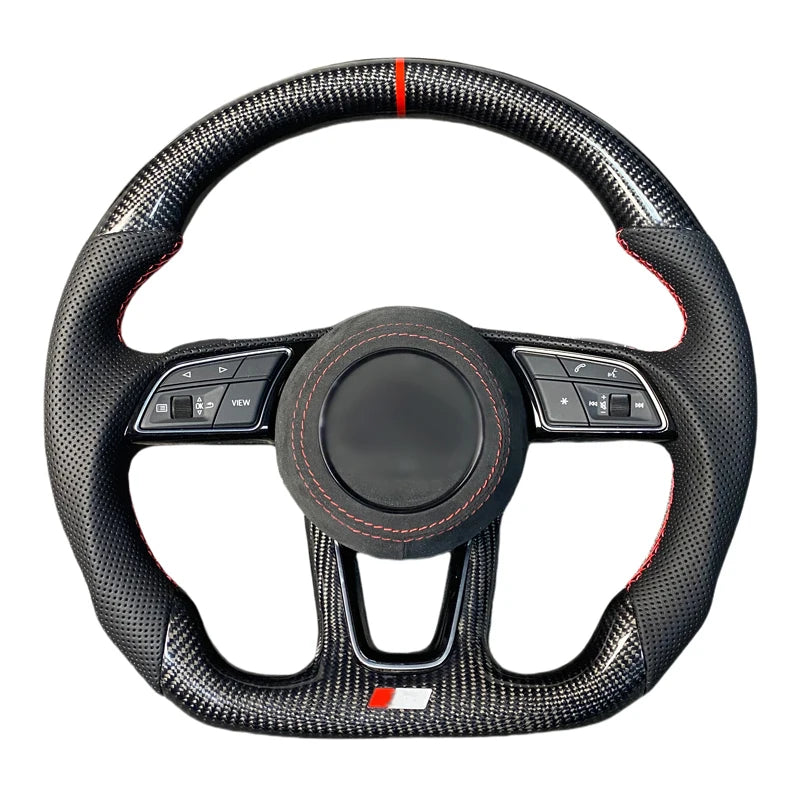 LuxRide™ Carbon Fiber Customized LED Steering Wheel for Audi A1 A2 A3 A4 A5 A6 A7 S3 RS3 S4 RS4 S5 RS5 S6 RS6 TT TTRS R8