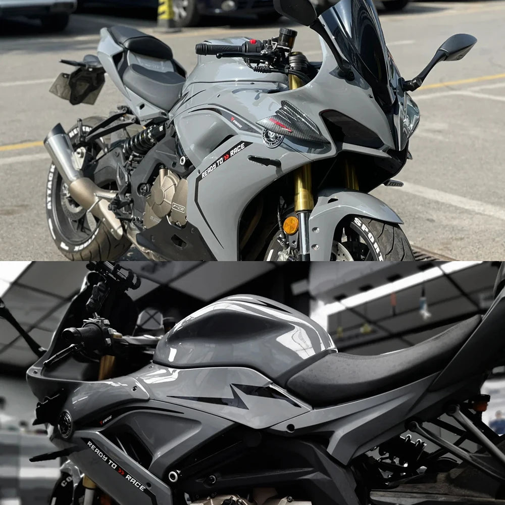 LuxRide™ Premium Gloss Nardo Grey Vinyl Wrap Film Roll Bubble Free Air Release Self Adhesive