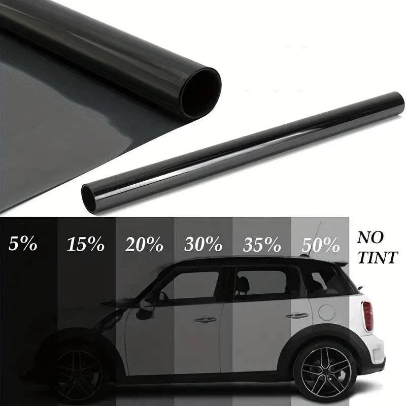 LuxRide™  car window film  black anti-peep privac